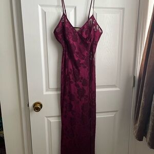 Elegant Floral Lace Slip Dress